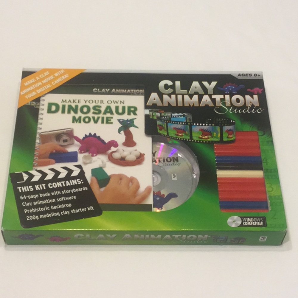 Clay Animation Studio Movie Kit w/Supplies NIB